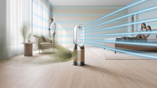 Chauffage purificateur Dyson Hot+Cool™ Formaldehyde HP09 (Blanc/Or)