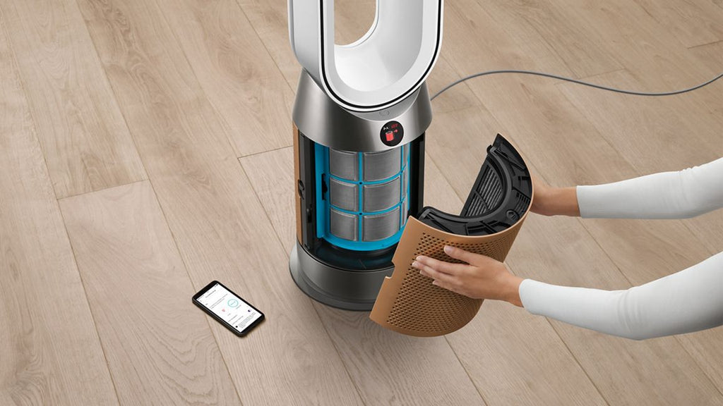 Chauffage purificateur Dyson Hot+Cool™ Formaldehyde HP09 (Blanc/Or)