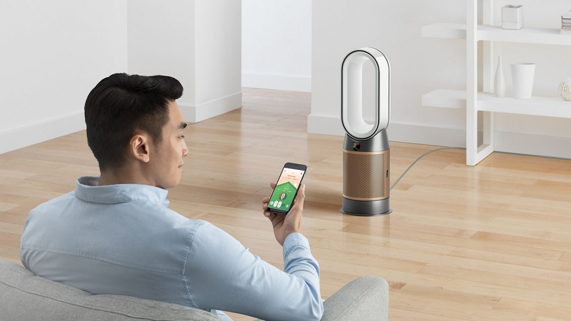 Chauffage purificateur Dyson Hot+Cool™ Formaldehyde HP09 (Blanc/Or)