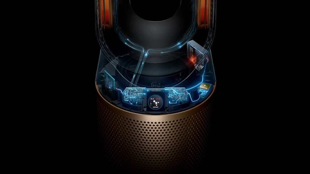 Chauffage purificateur Dyson Hot+Cool™ Formaldehyde HP09 (Blanc/Or)