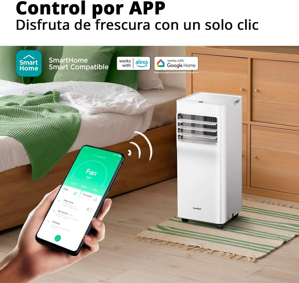 Climatiseur Mobile Connecté Comfee Breezy Cool – 9000 BTU