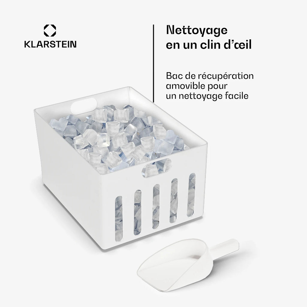 IceFestival 20kg/24h 1,8L Machine à Glaçons Argent