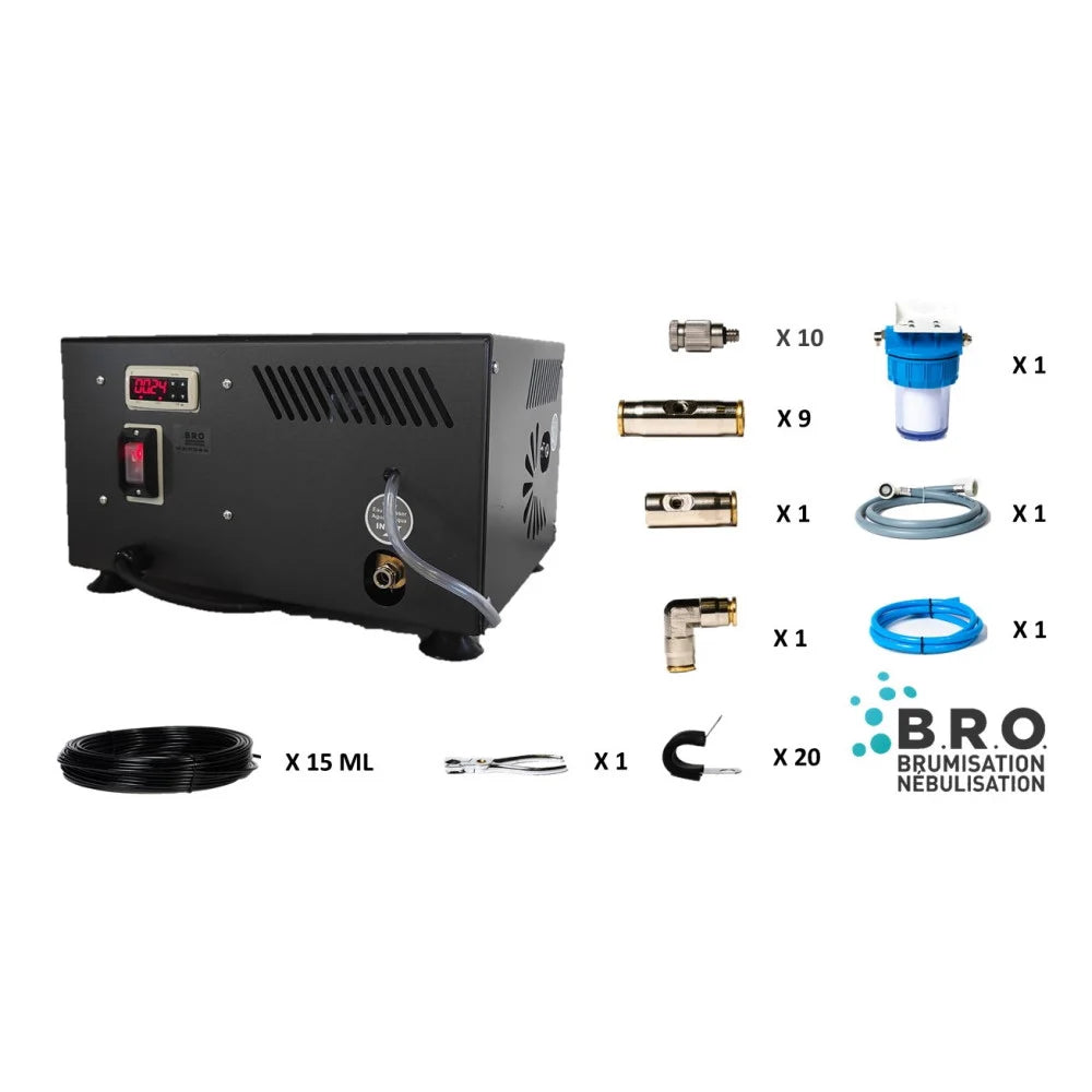 Kit de Brumisation BRUMEO PROBOX - 10 buses - 70 bars - B.R.O Brumisation