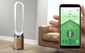 Dyson TP09 Purifier Cool™ Formaldehyde Ventilateur tour 40 W HEPA H13 BT 4.0 WiFi Or