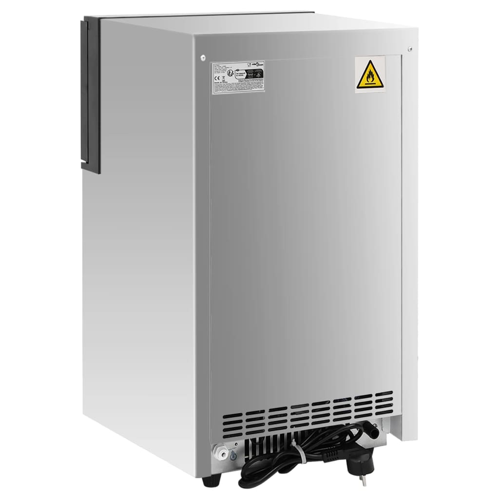 vidaXL Appareil à glaçons argenté 45 kg / 24 h